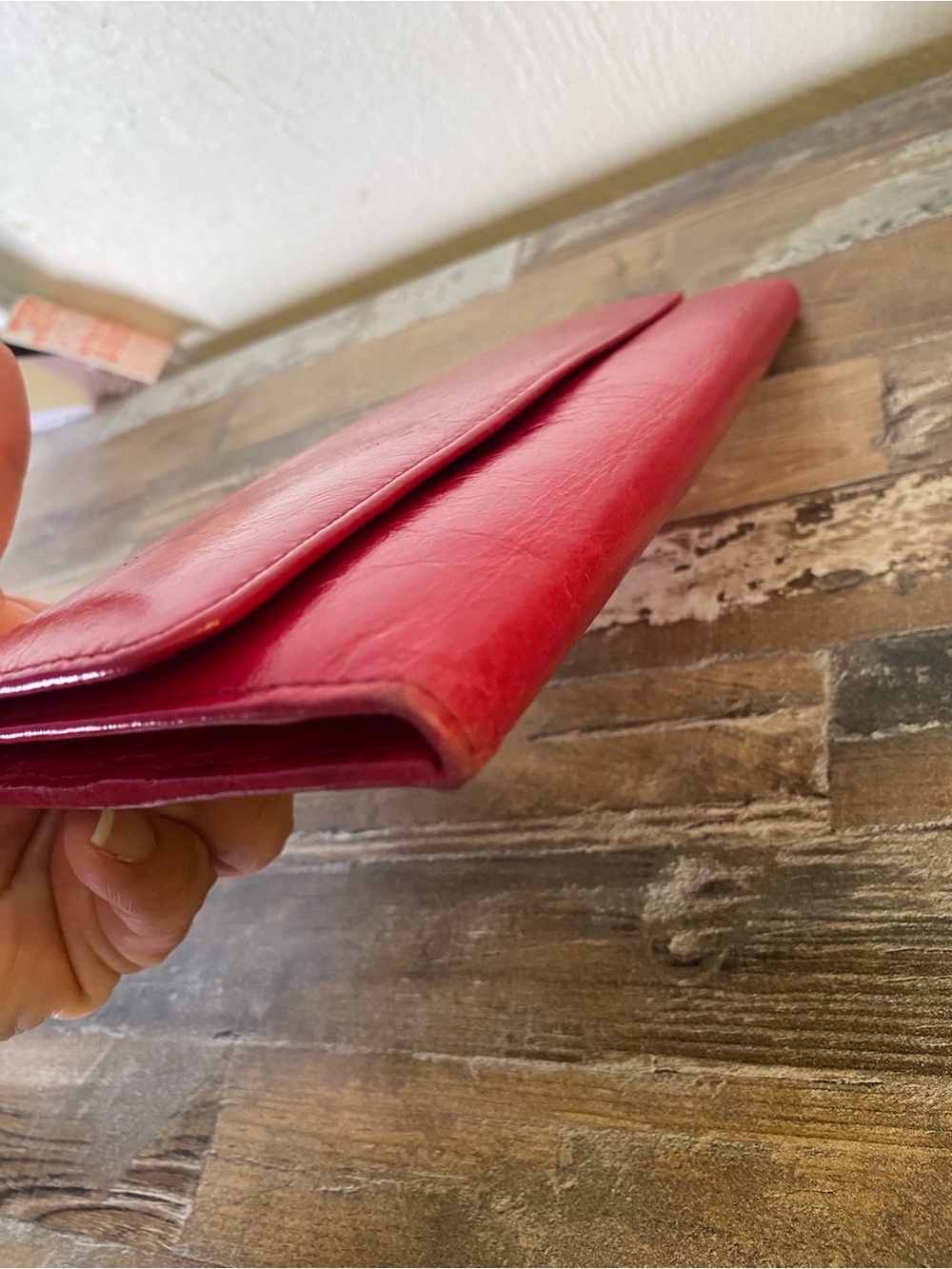 HOBO Leather Wallet Clutch - Fuchsia Pink - Picture 13 of 15